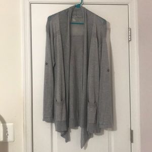 Athleta gray cardigan